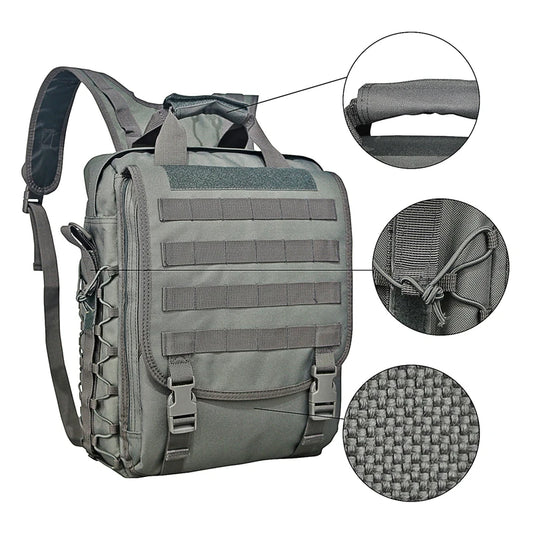 LQARMY MOLLE Laptop Bag Tactical Messenger Backpack Outdoor