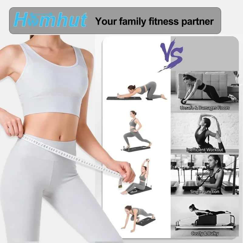 Foldable Pilates Board for Core and Full Body Home Workouts