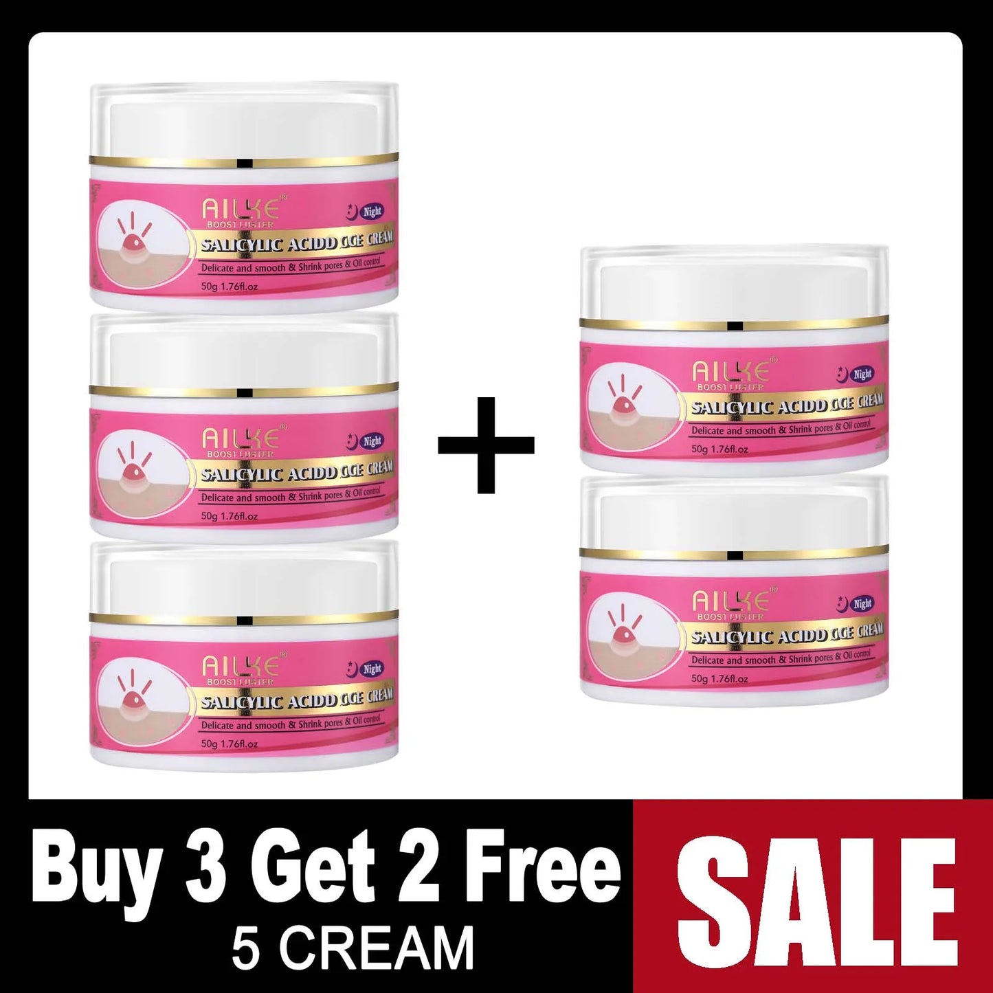 AILKE AHA Organic Skin Brightening Set for All Skin Types