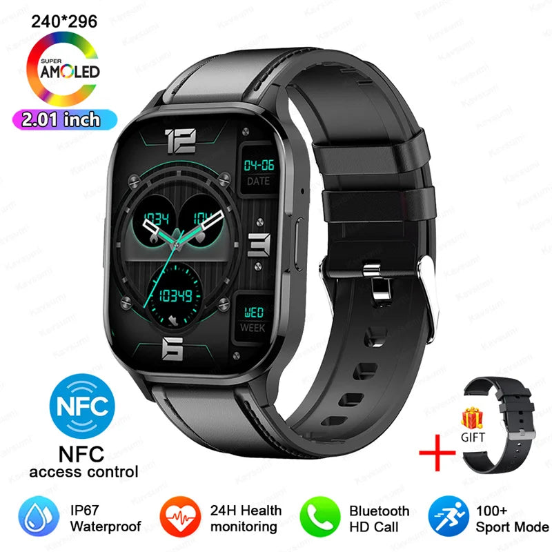Ultra Thin Smartwatch With Bluetooth Calling And Health Tracking