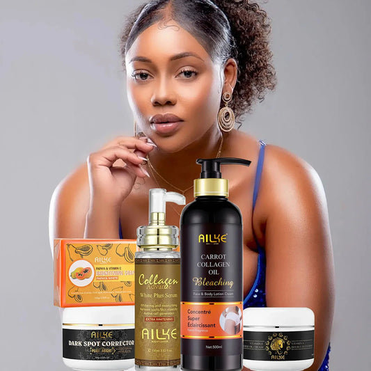 AILKE Collagen Skin Care Set for Women Whitening Freckle Removal