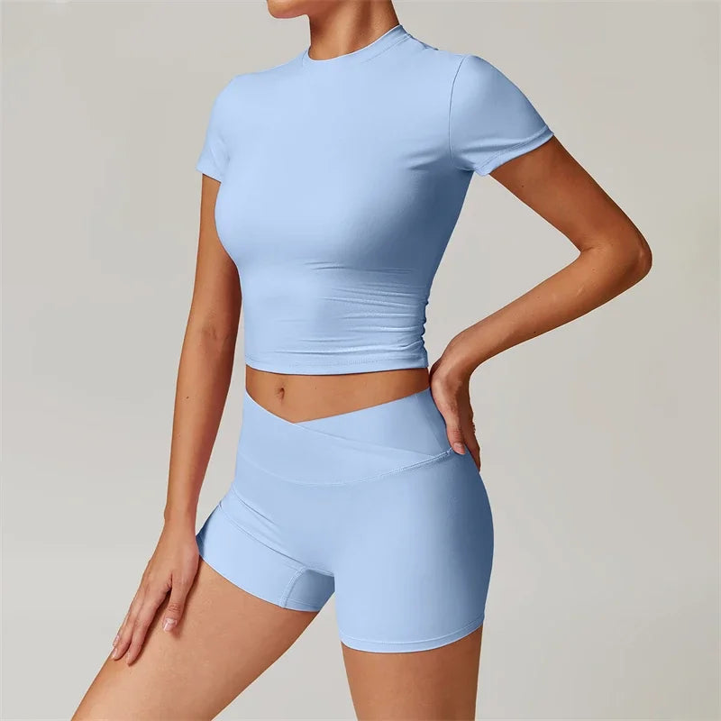 Nude Feel Yoga Set 2 Piece Sports Outfit For Women