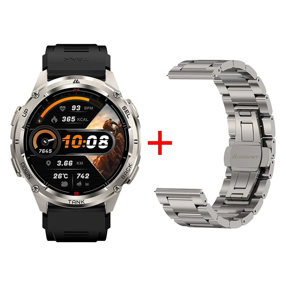 KOSPET Tank T3 Ultra 2 GPS Smartwatch for Android iOS
