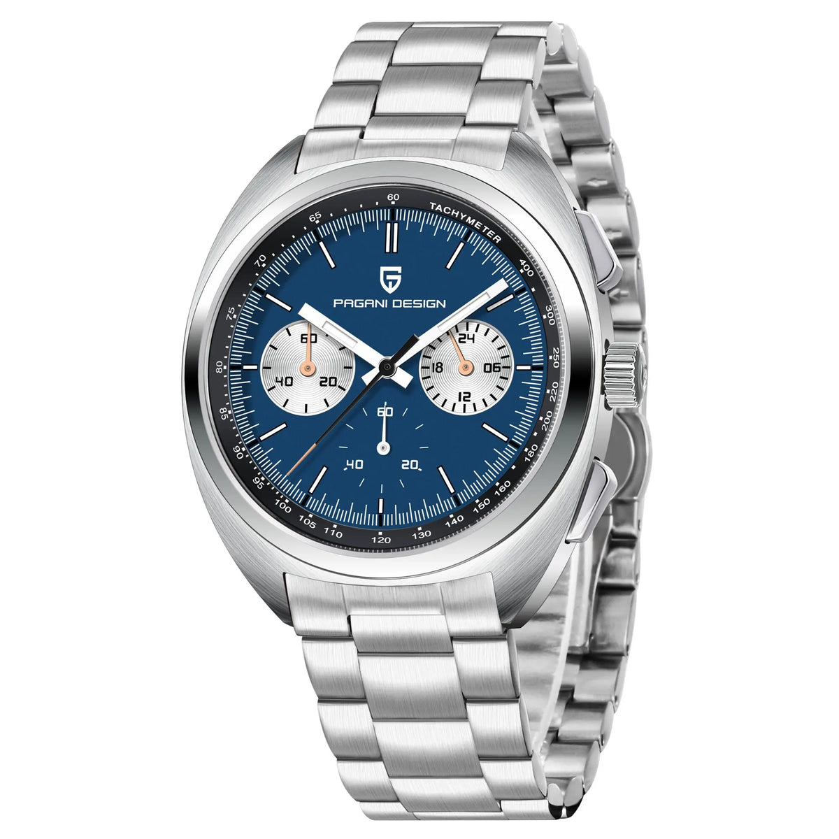 PAGANI DESIGN Men's Sapphire Quartz Chronograph Luxury Wristwatch