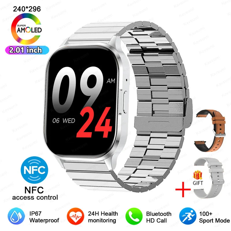 Ultra Thin Smartwatch With Bluetooth Calling And Health Tracking