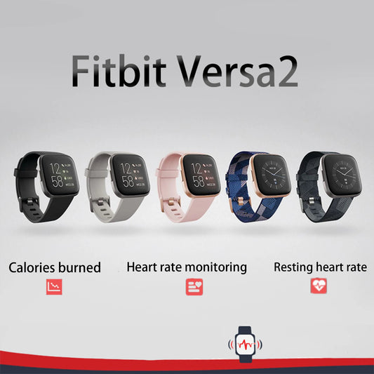 DIXSG Fitbit Versa 2 Health And Fitness Smartwatch With Alexa