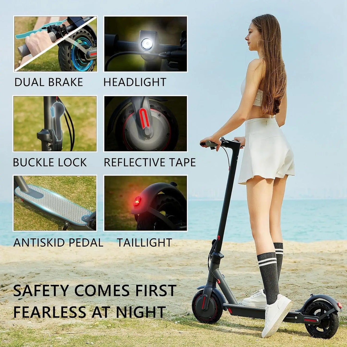 G5.0 Electric Scooter 36V 350W Foldable 21 Miles 19 MPH