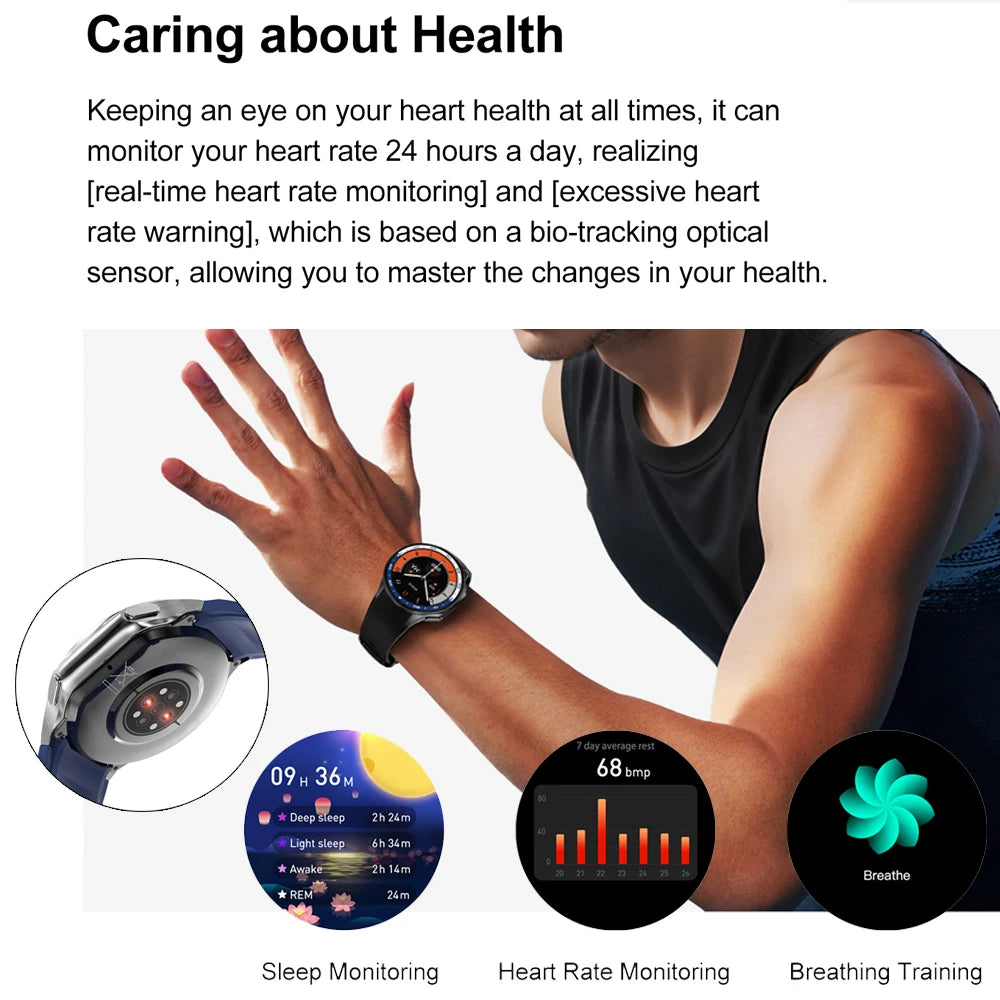 OPPO Watch X Smartwatch AMOLED 4GB Memory Music Player TWS