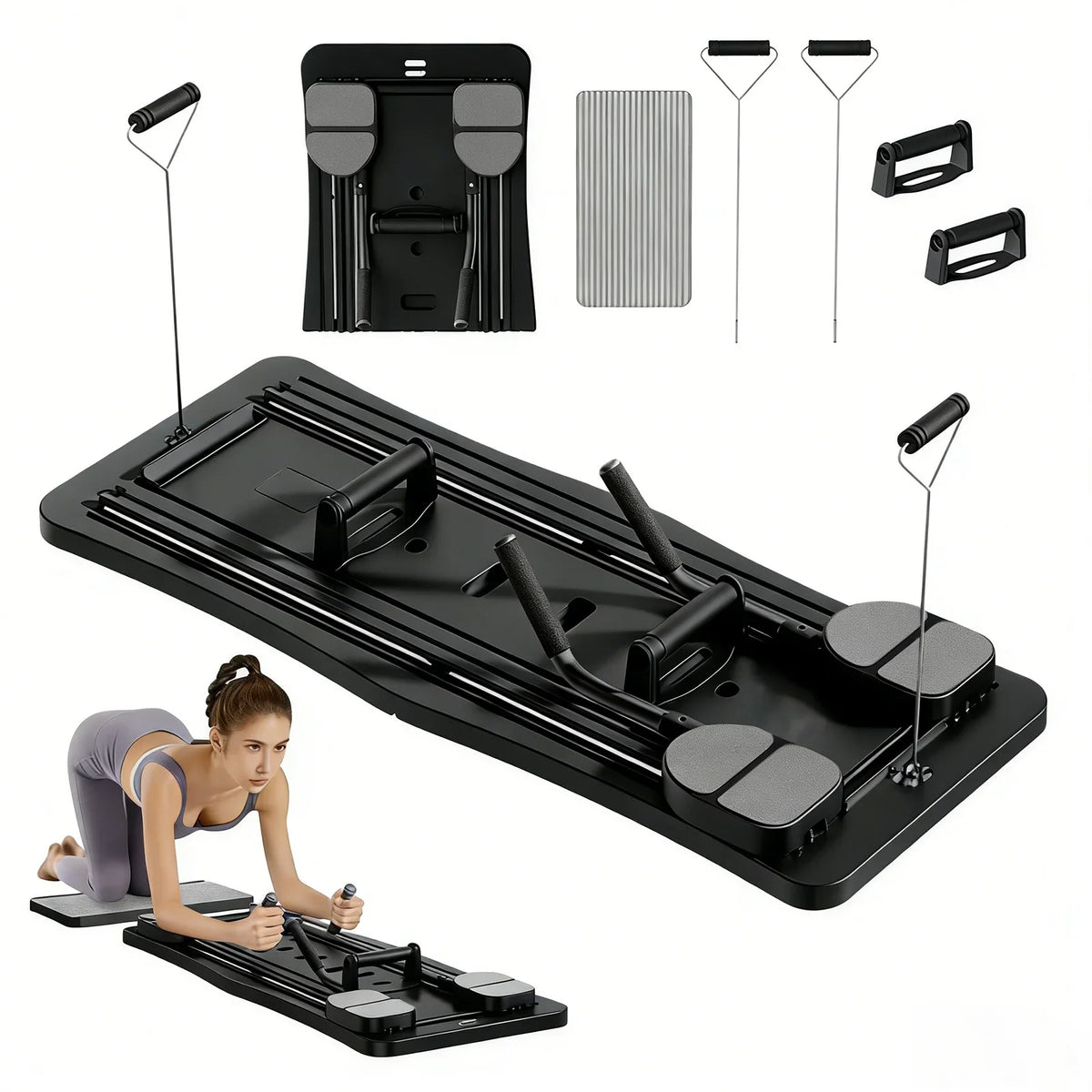 Foldable Pilates Board for Core and Full Body Home Workouts