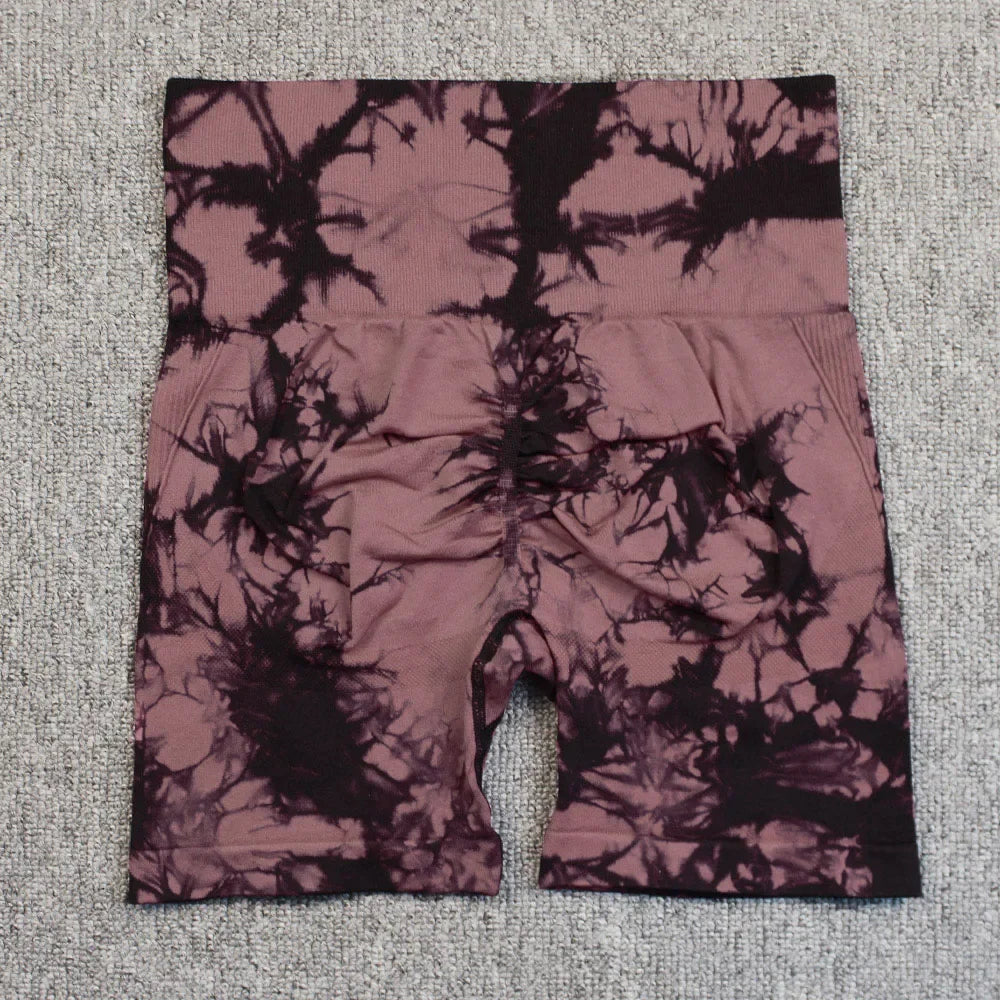 Women's High Elastic Yoga Shorts For Gym And Running