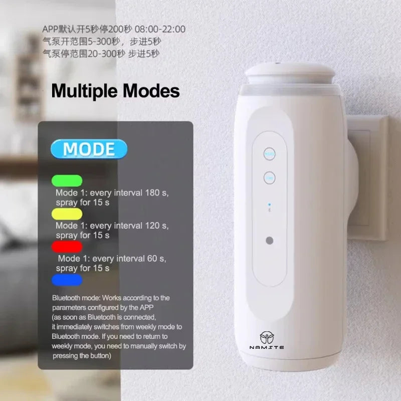 NAMSTE Portable Smart Diffuser Bluetooth Aroma Oil Air Freshener