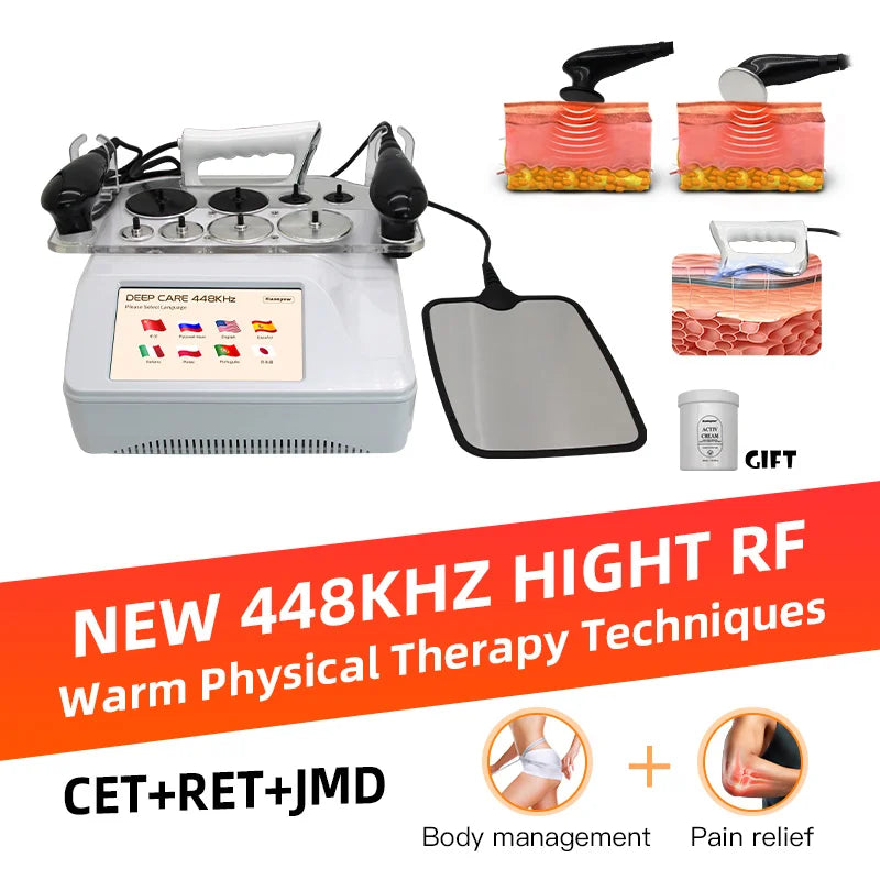 Kuanyew INDIBA RF Therapy Device For Pain Relief And Tightening