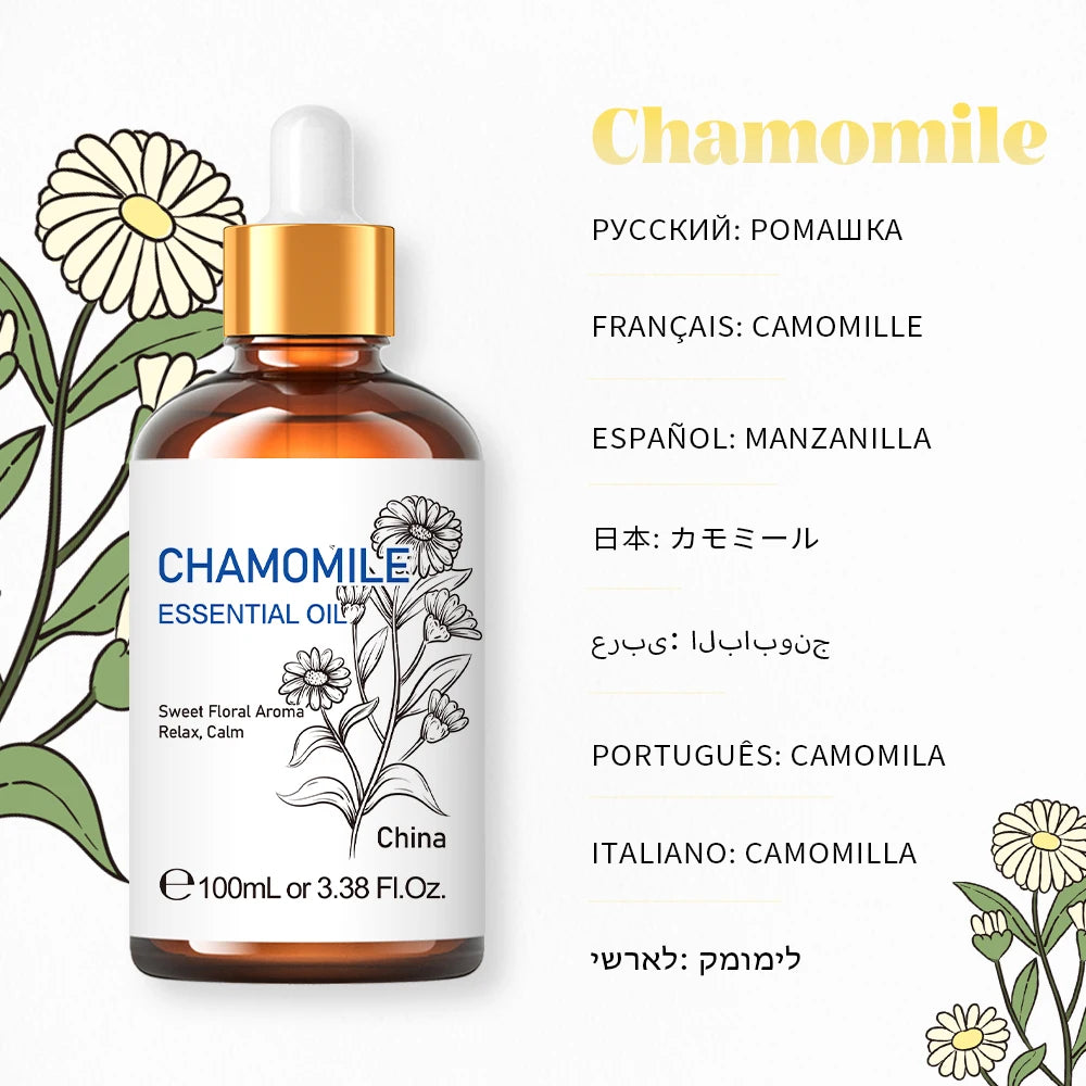 HIQILI Chamomile Essential Oil For Diffusers And Aromatherapy