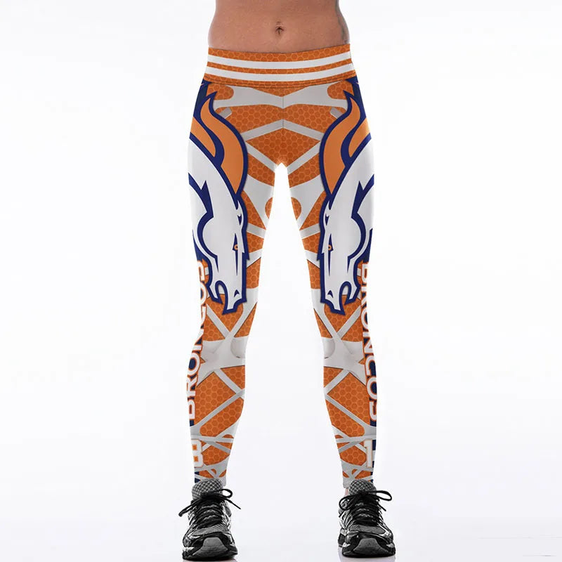 Junxi Wan 3D Cat Print Leggings Women High Waist Fitness