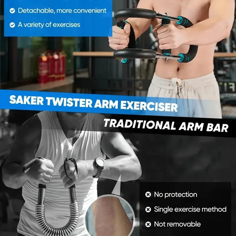 40Kg U Shape Hand Gripper Strength Twister Arm Trainer
