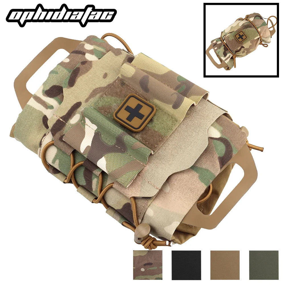 OphidianTac MOLLE Rapid Deployment IFAK Medical Pouch for Outdoor Emergencies