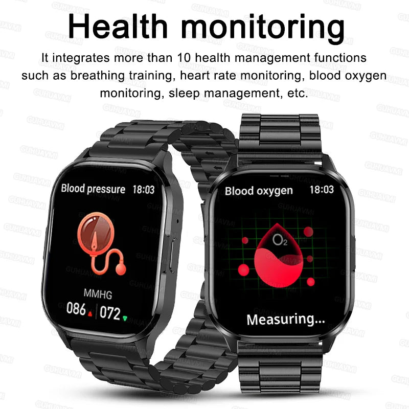 Ultra Thin Smartwatch With Bluetooth Calling And Health Tracking