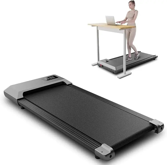 Superun 2-in-1 Home Office Walking Treadmill With App Control
