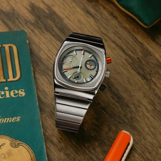 CILOA sports square green watch men's brand authentic 2025 new trend fashion high quality light luxury gift quartz watch