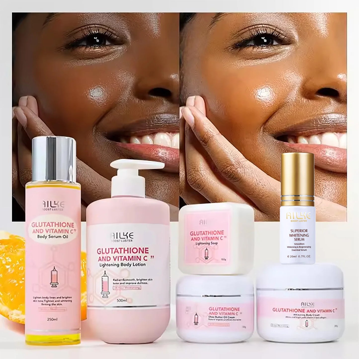 AILKE Whitening Skin Care Cream With Glutathione And Shea Butter
