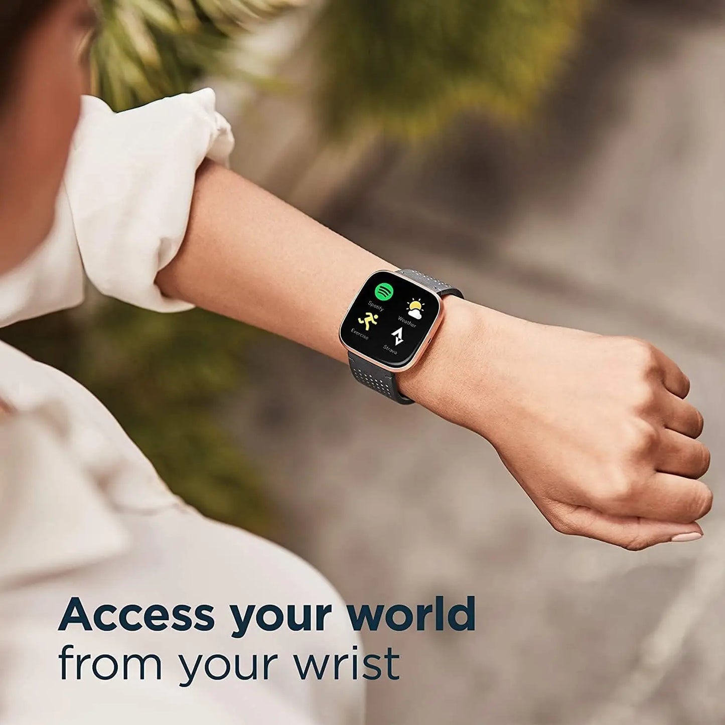 DIXSG Fitbit Versa 2 Health And Fitness Smartwatch With Alexa