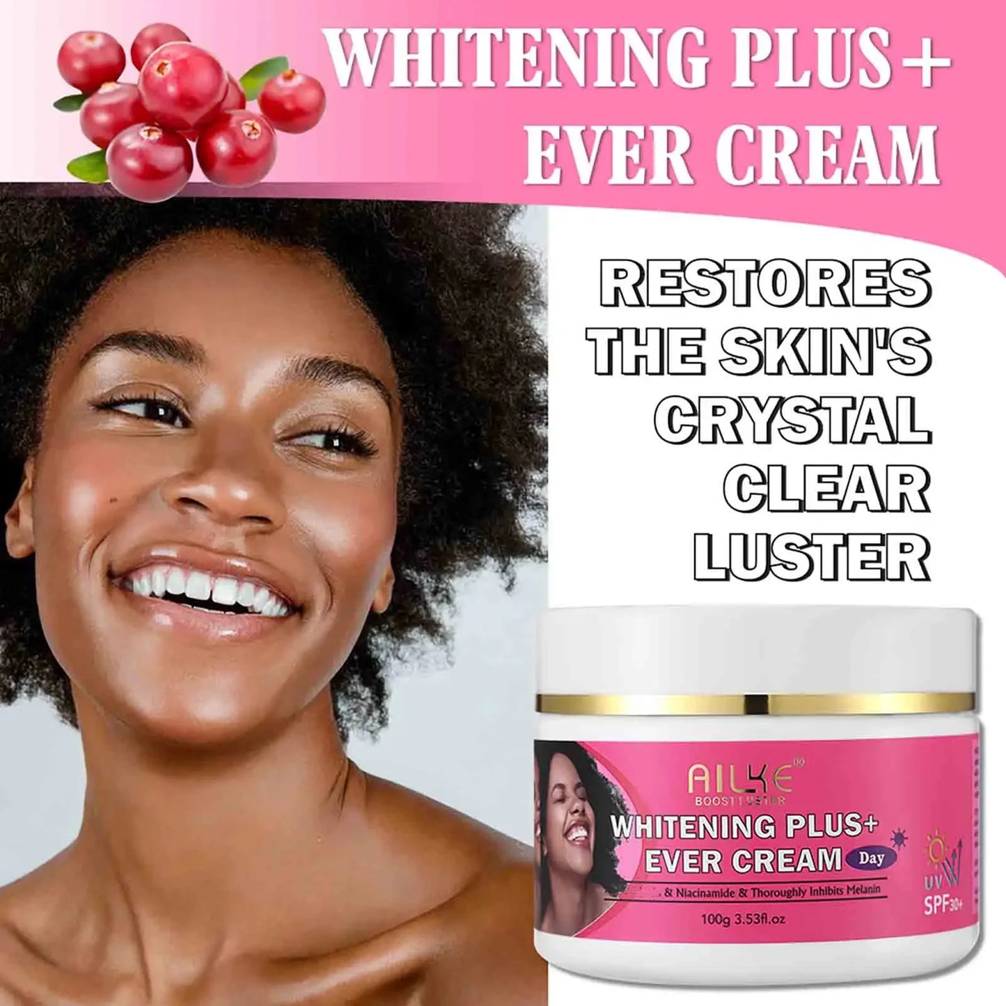 AILKE AHA Organic Skin Brightening Set Whitening Lotion for All Skin Types