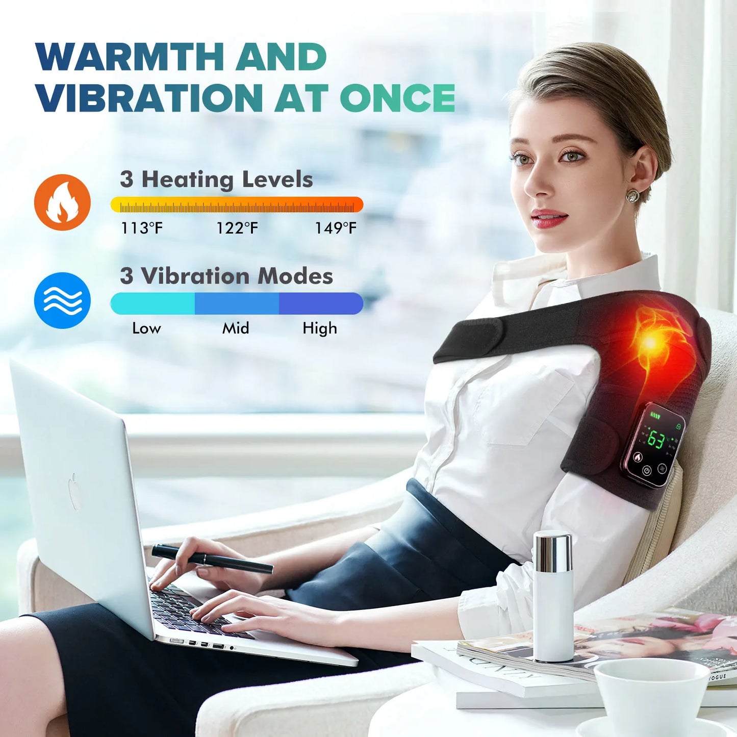 Intelligent Electric Knee Protection Massager With Heating And Warm Compress