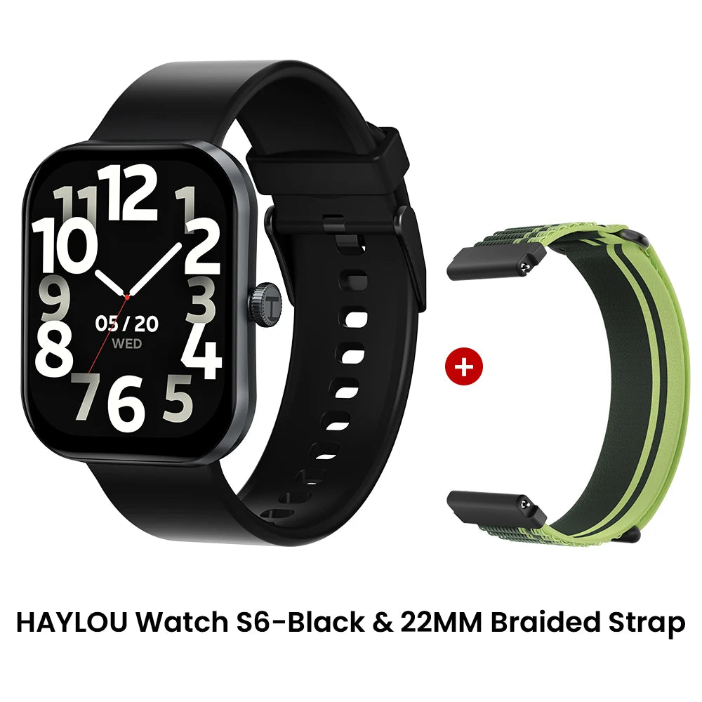 Haylou Watch S6 Smartwatch IP68 Waterproof Fitness Tracker Bluetooth