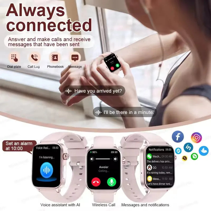 ECG PPG Smart Watch Health Tracker Blood Pressure Lipids