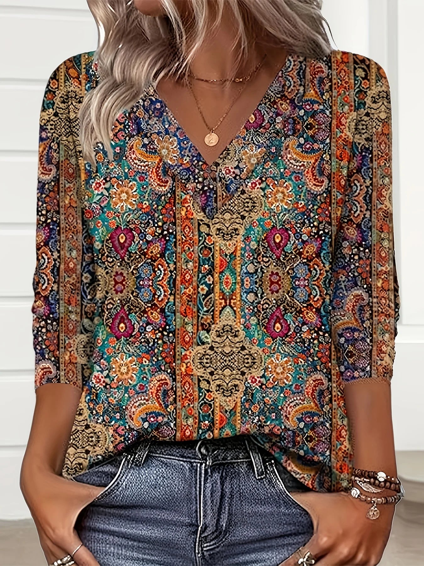 HUOVEKEO Elegant Casual Womens Loose T Shirt For Weekend