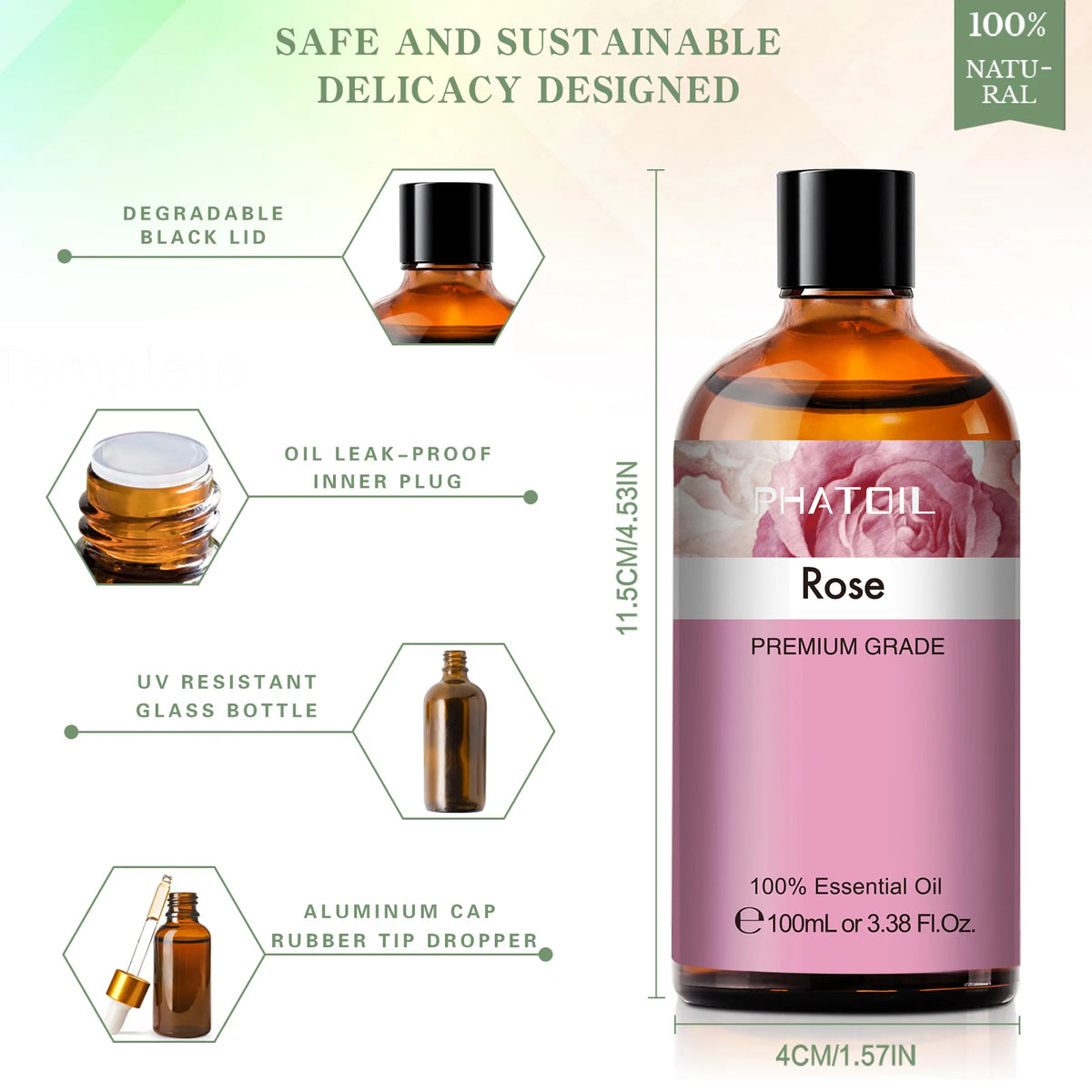 PHATOIL Pure Natural Essential Oils For Diffusers And Aromatherapy