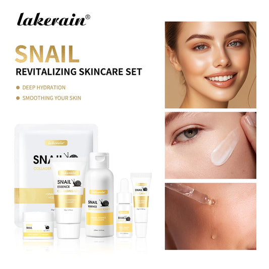Ibcccndc Snail Collagen Skin Care Set For Deep Hydration