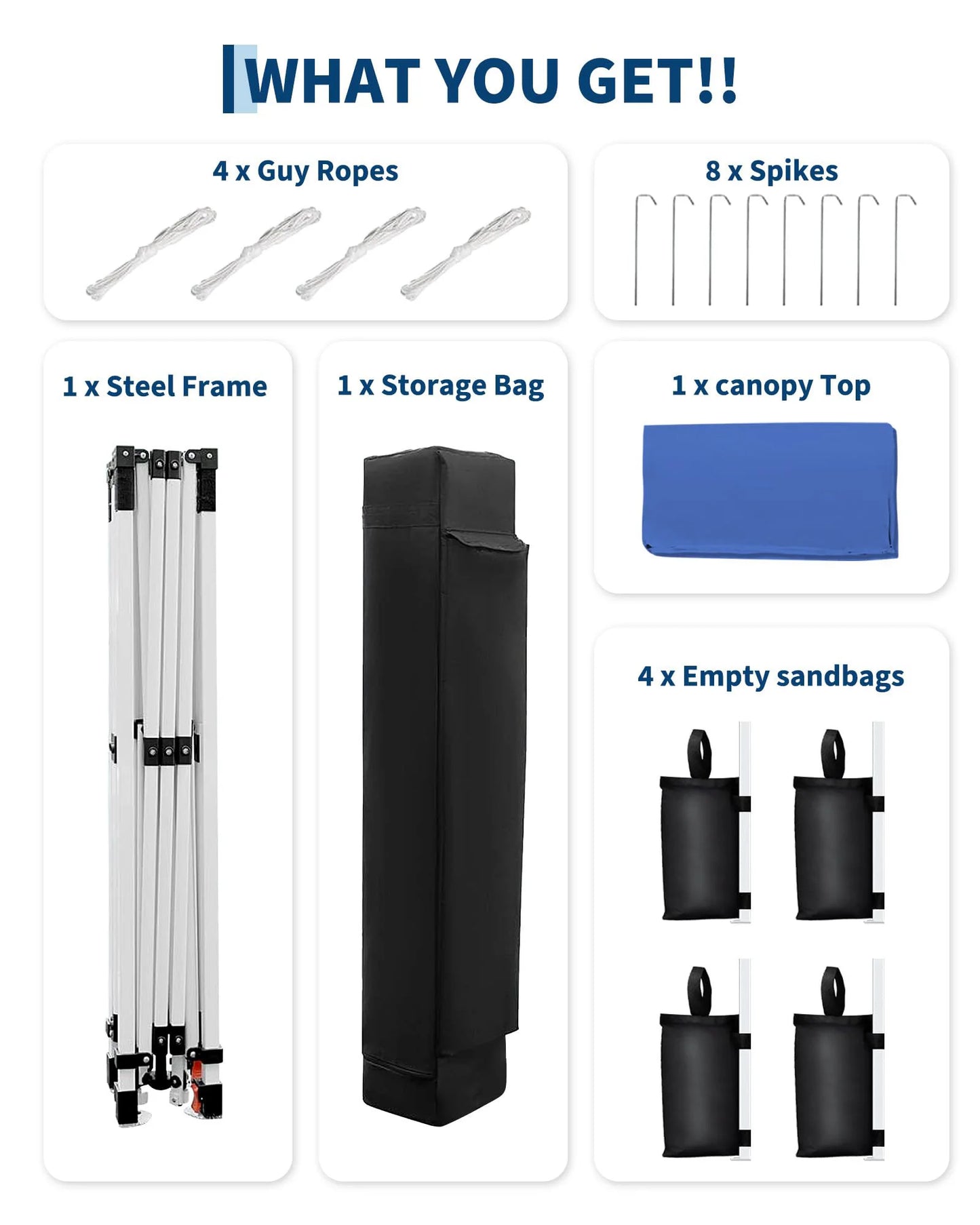 HiMISS Folding Slanted Canopy Tent For Outdoor Trade Shows