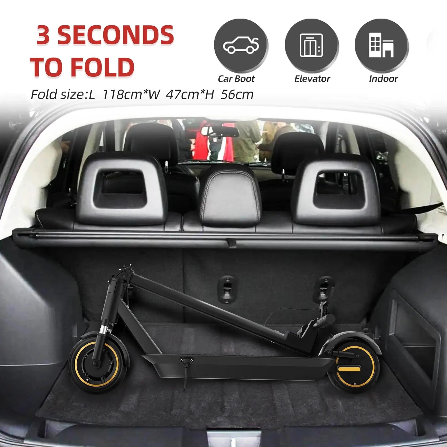 AOVOPRO ESMAX Electric Scooter 500W Foldable