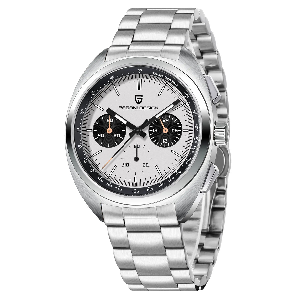 PAGANI DESIGN Men's Sapphire Quartz Chronograph Luxury Wristwatch