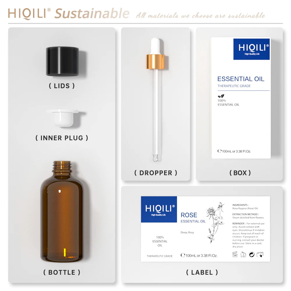 HIQILI Cajeput Essential Oil Pure for Diffuser and Massage
