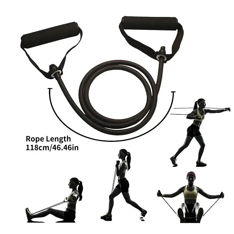 Resistance Bands With Handles For Home Workout And Strength Training