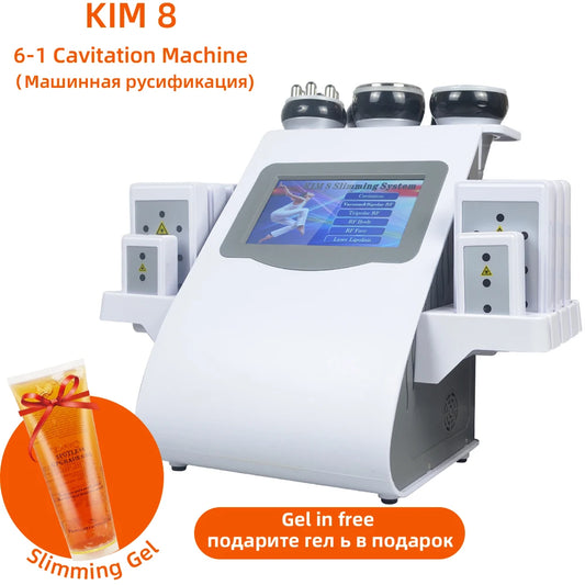 MISSHEARTH 6 In 1 40K Ultrasonic Cavitation Machine Weight Loss
