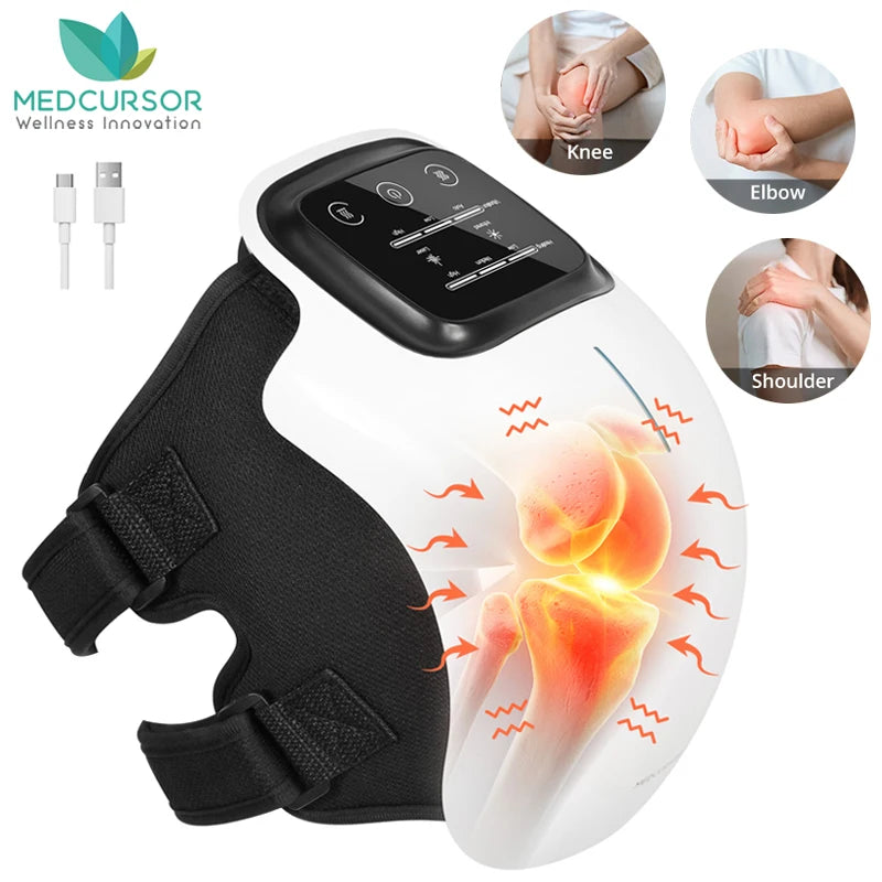 Medcursor Wireless Heated Knee Pad Massager With Vibration