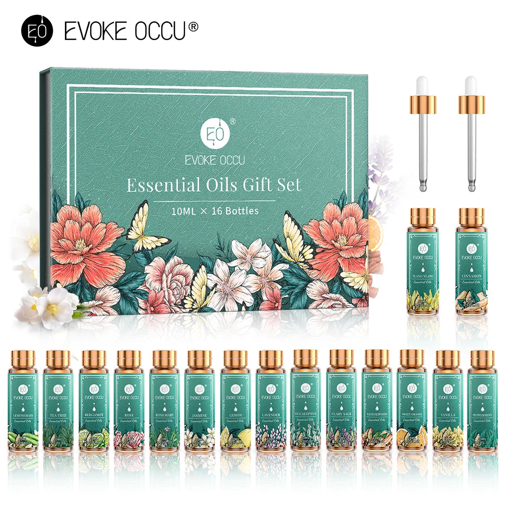 EVOKE OCCU 16 Set Pure Essential Oils For Diffuser