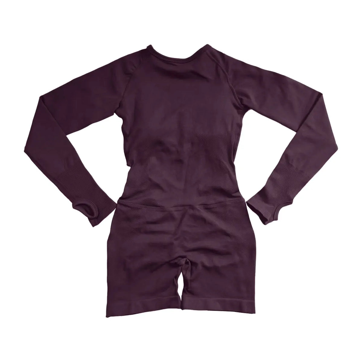 Nclagen Women Seamless Long Sleeve Yoga Fitness Playsuit