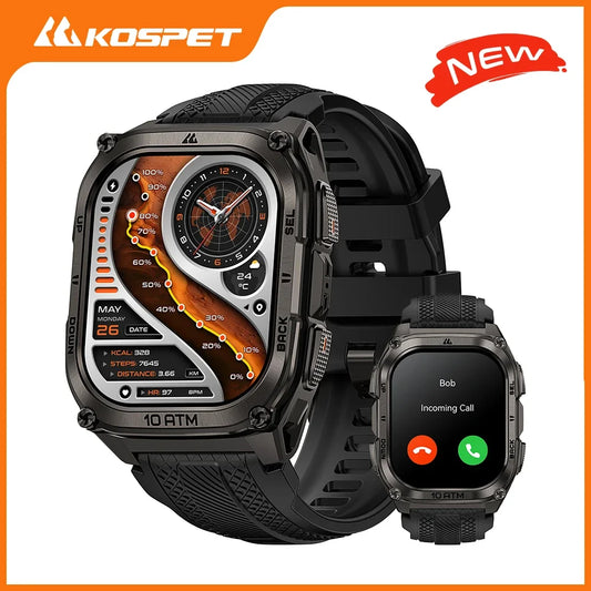 KOSPET Tank M4 Smart Watch GPS Offline Maps 10ATM Waterproof