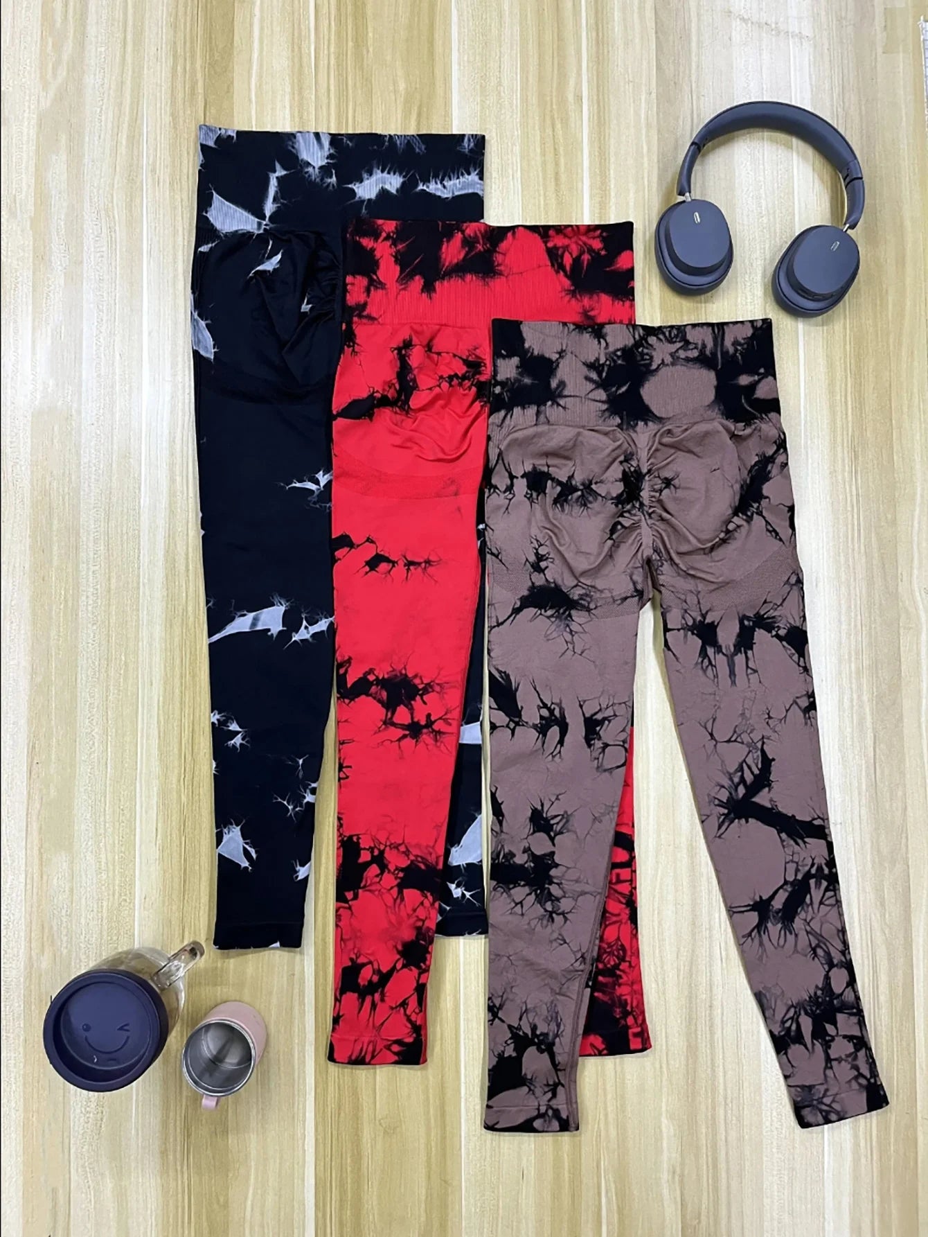 CZGUKE Seamless Leggings High Waist Yoga Scrunch Butt