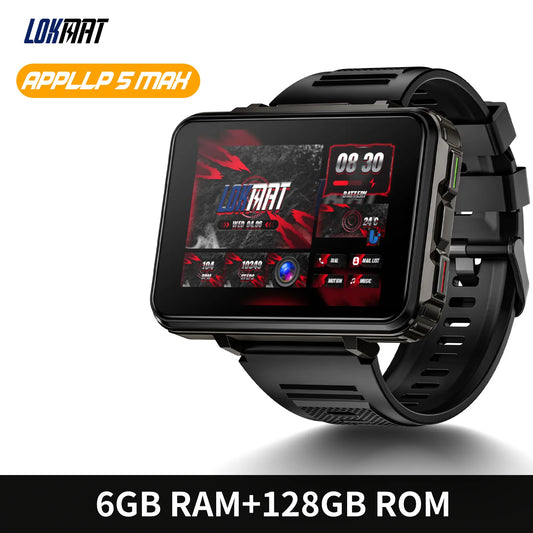 LOKMAT Android Watch Phone 5 MAX Dual Camera 4G WiFi