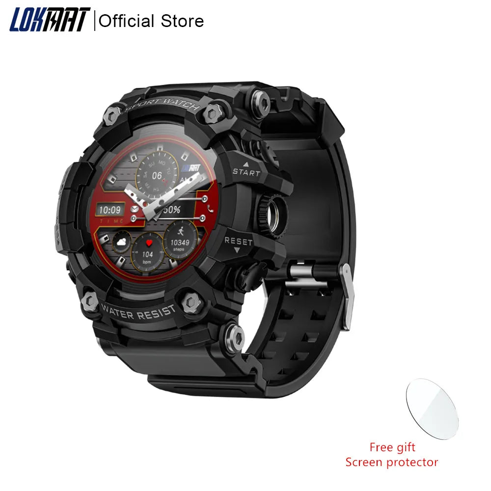 LOKMAT Rugged Sport Smart Watch Attack-GT Bluetooth Calls Waterproof