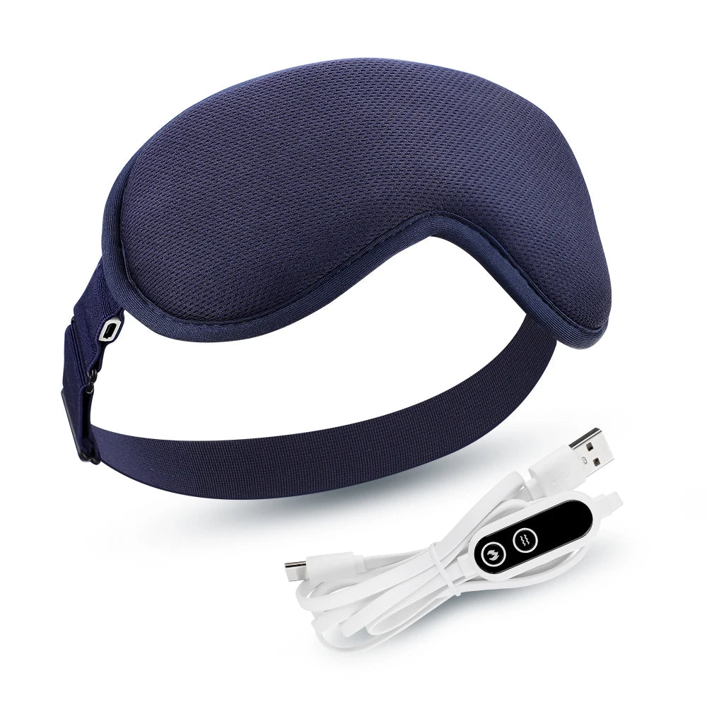 Hot Compress Electric Steam Eye Mask 3D Massage Constant Temperature Smart Timing Sleep Shading Sleeping Mask Eye Relief
