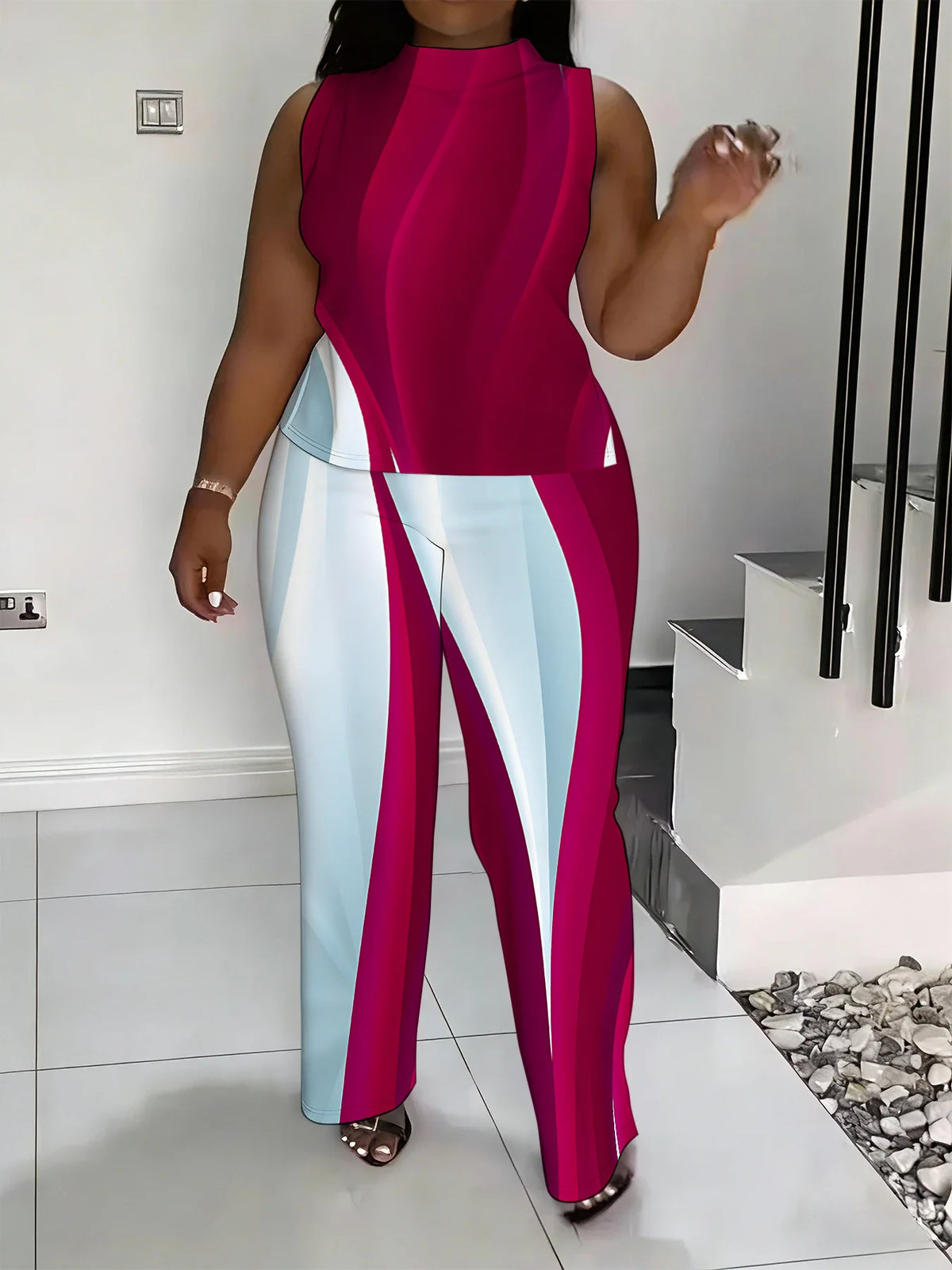Women's Casual Matching Tracksuit Set for Fitness and Everyday Wear