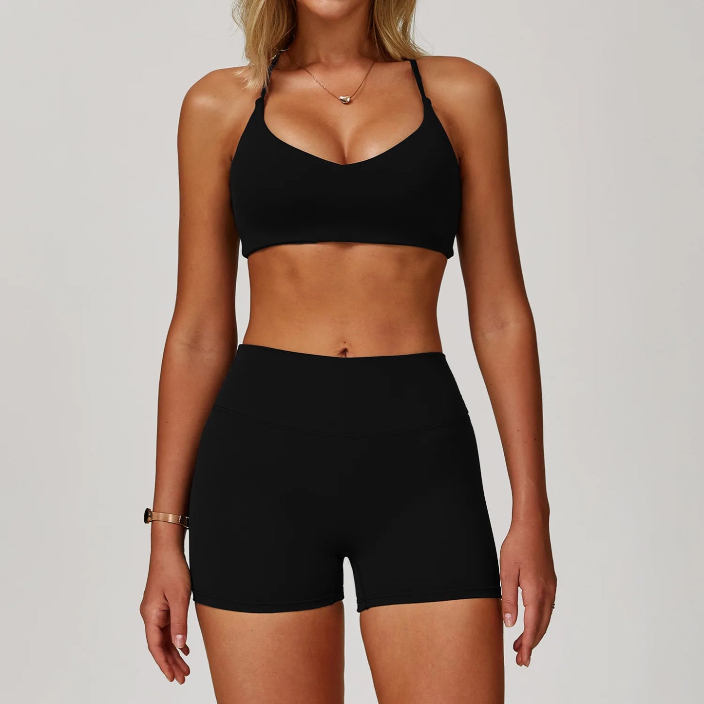 Women Yoga Set 3 Piece Gym Wear High Waist Leggings
