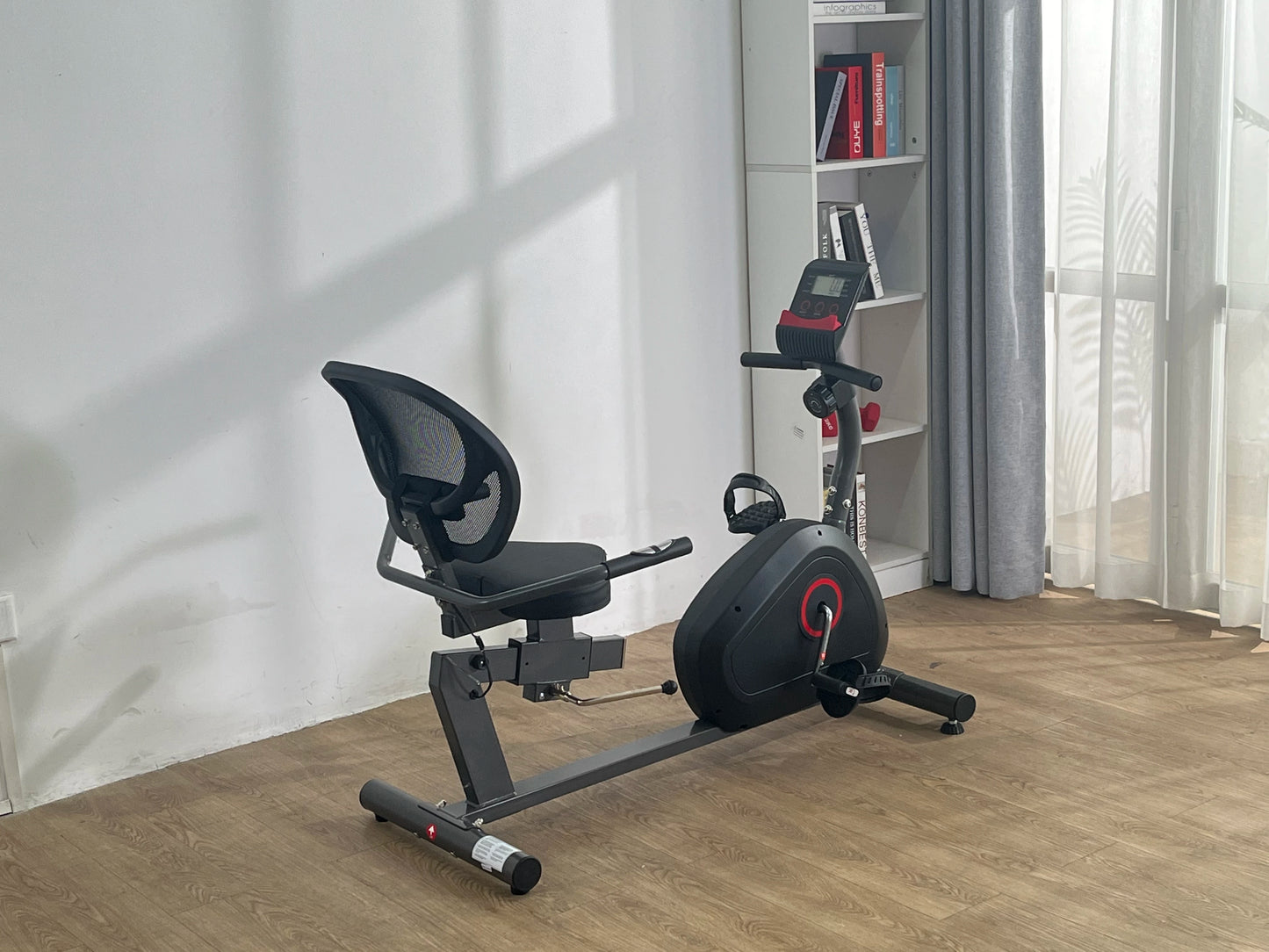 Sturdy Quiet Recumbent Exercise Bike With 8 Levels Home Use