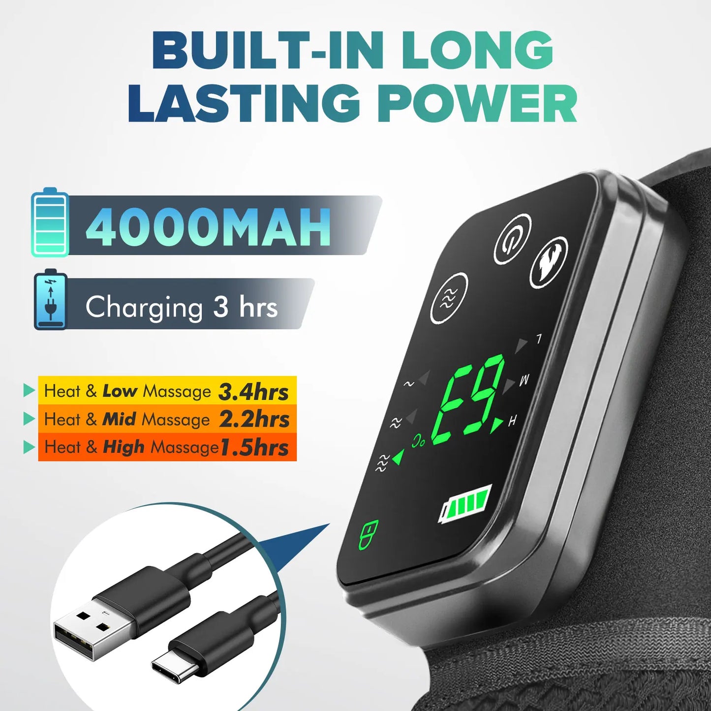 Intelligent Electric Knee Protection Massager With Heating And Warm Compress